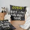 LSDREAM Peace Love And Wubz Tour Throw Pillow Official LSDREAM Merch