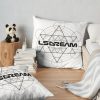 LSDREAM Throw Pillow Official LSDREAM Merch