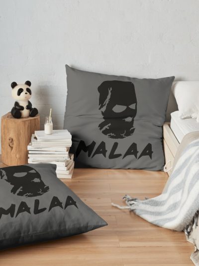 Tattered Malaa Throw Pillow Official LSDREAM Merch