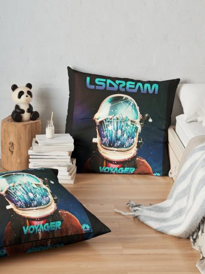 Best Of Logo Special LSDREAM Artis Music Popular Throw Pillow Official LSDREAM Merch