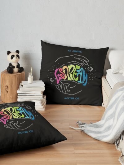 Copy Of LSDREAM Throw Pillow Official LSDREAM Merch