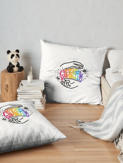 LSDREAM Inspired Art Throw Pillow Official LSDREAM Merch