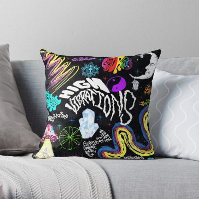 LSDREAM Throw Pillow Official LSDREAM Merch