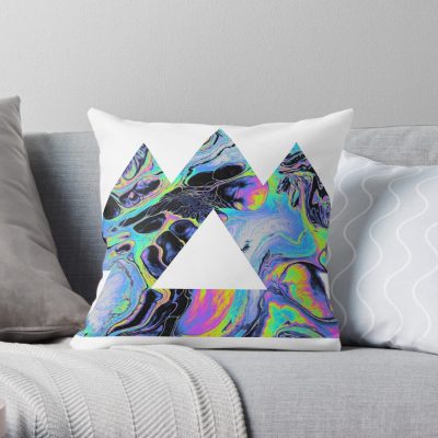 Wakaan Logo Throw Pillow Official LSDREAM Merch