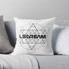 LSDREAM Throw Pillow Official LSDREAM Merch