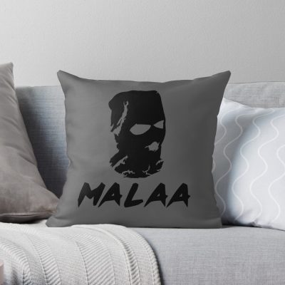 Tattered Malaa Throw Pillow Official LSDREAM Merch