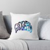 LSDREAM Cosmic Throw Pillow Official LSDREAM Merch