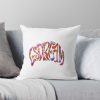 LSDREAM Neon Dreams Throw Pillow Official LSDREAM Merch