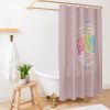 LSDREAM As Above So Below Shower Curtain Official LSDREAM Merch