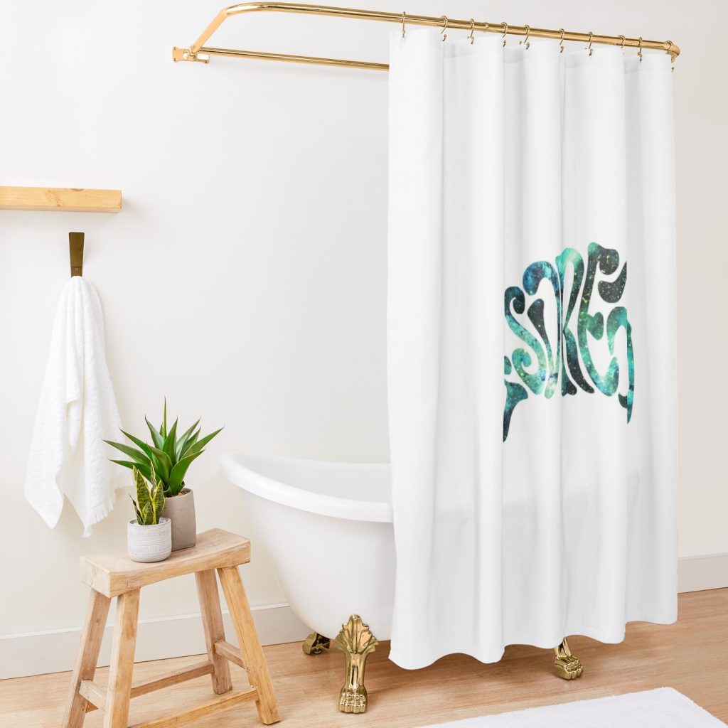 LSDREAM Galactic Shower Curtain Official LSDREAM Merch