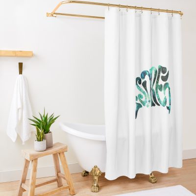 LSDREAM Galactic Shower Curtain Official LSDREAM Merch