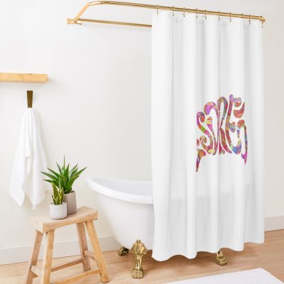 LSDREAM Neon Dreams Shower Curtain Official LSDREAM Merch