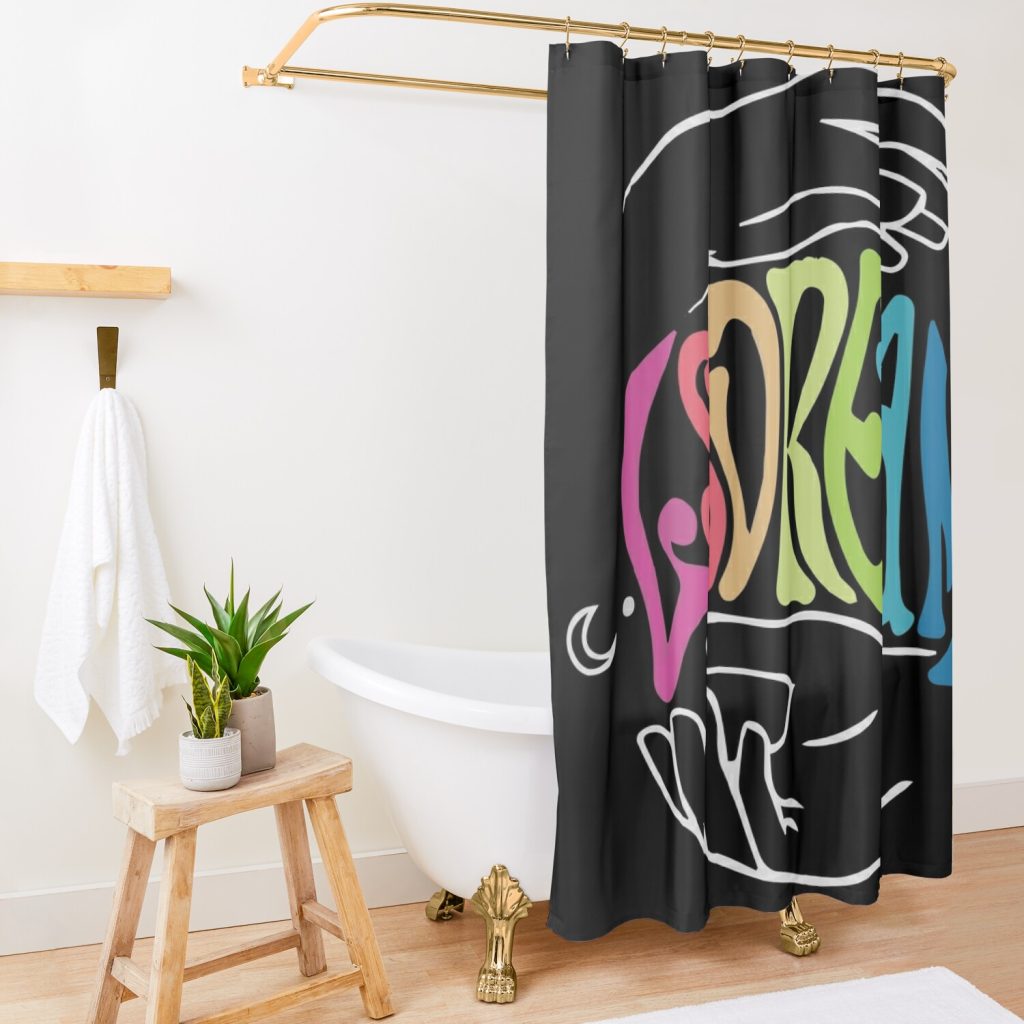 LSDREAM Shower Curtain Official LSDREAM Merch