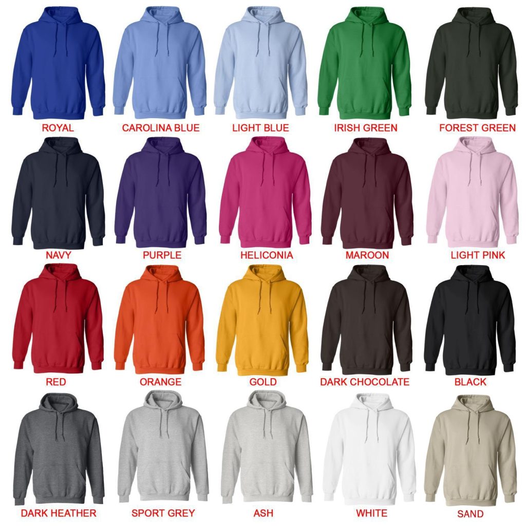 hoodie color chart - LSDREAM Shop